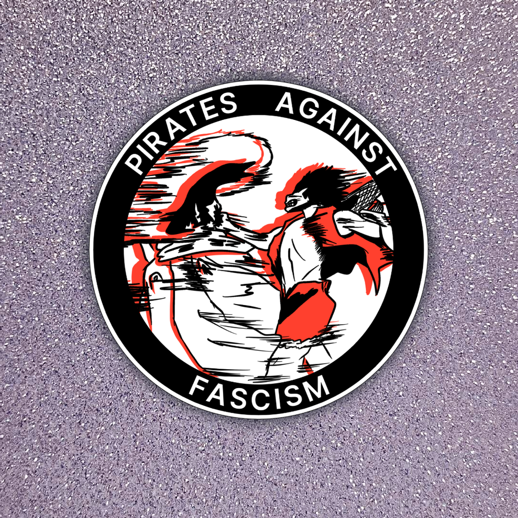 Sticker One Piece Antifa