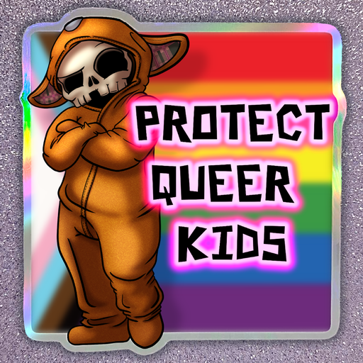 Sticker Protect Queer Kids