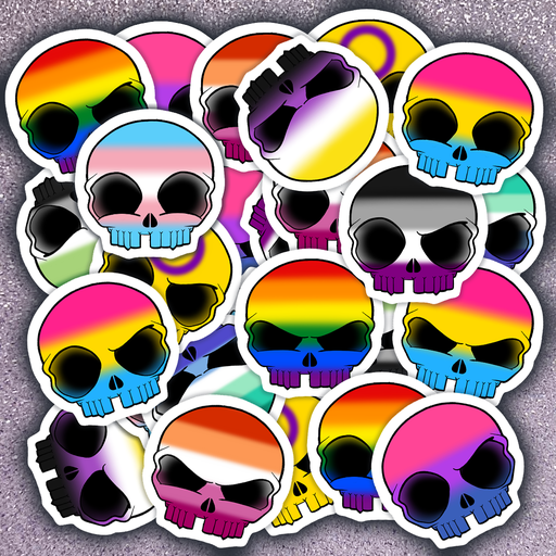 Stickers Skully x Pride