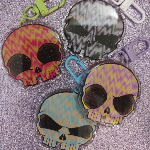 Porte-clés Epoxy Skully x Colors
